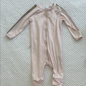 Burberry pink romper 18M